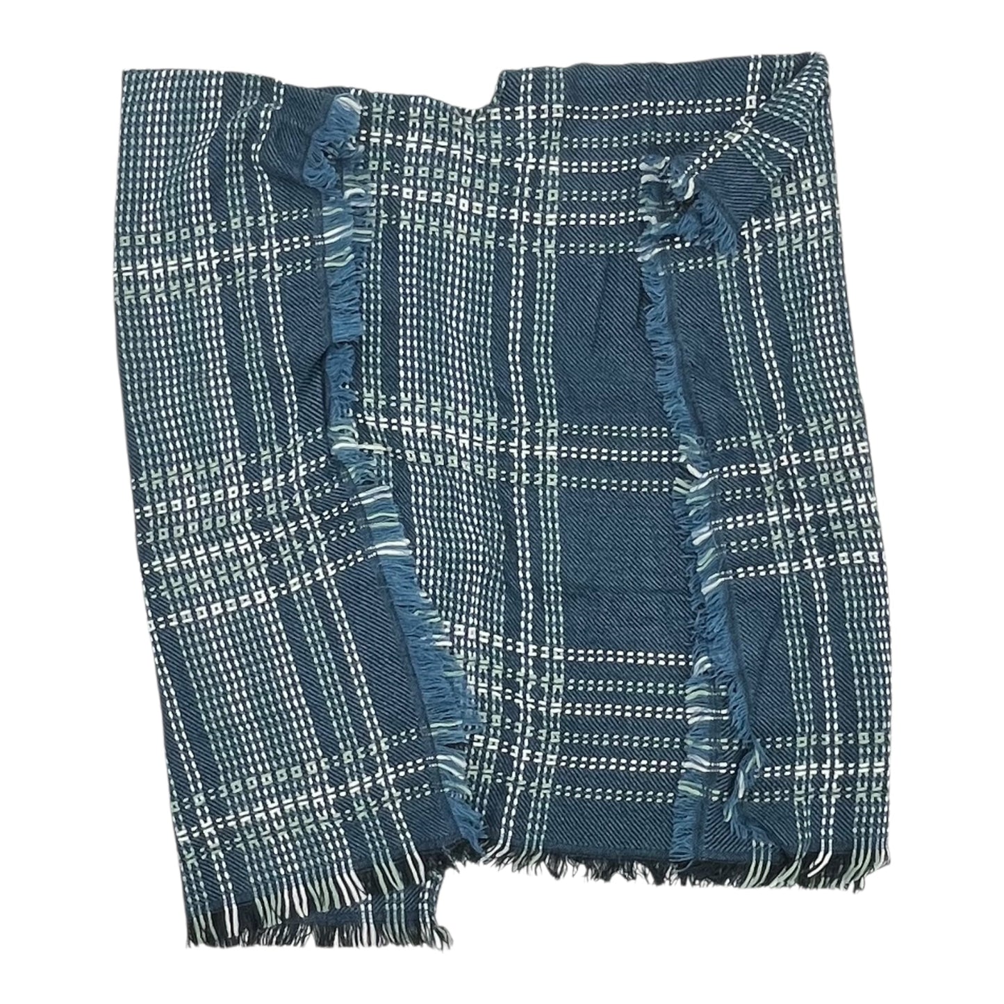 Shawl By Christopher And Banks In Blue, Size:Osfm