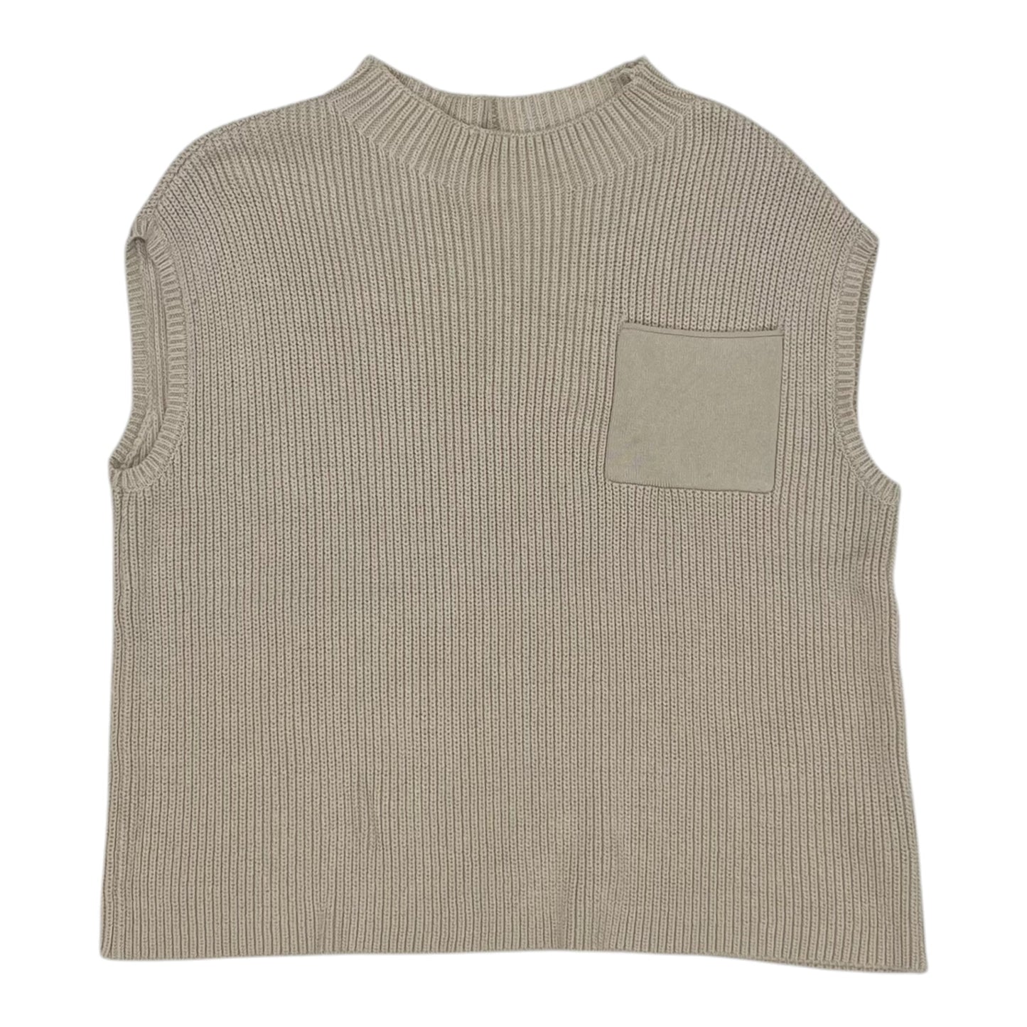 Vest Sweater By Cme In Tan, Size:S