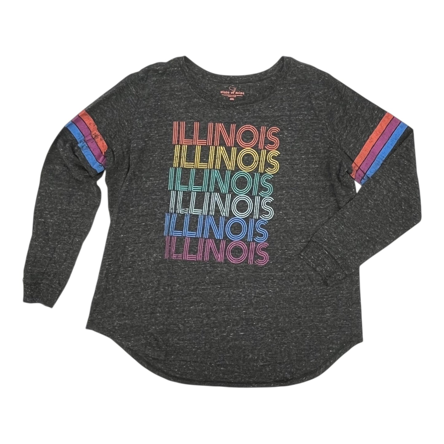 Top Ls By State Of Mine In Grey, Size:2X