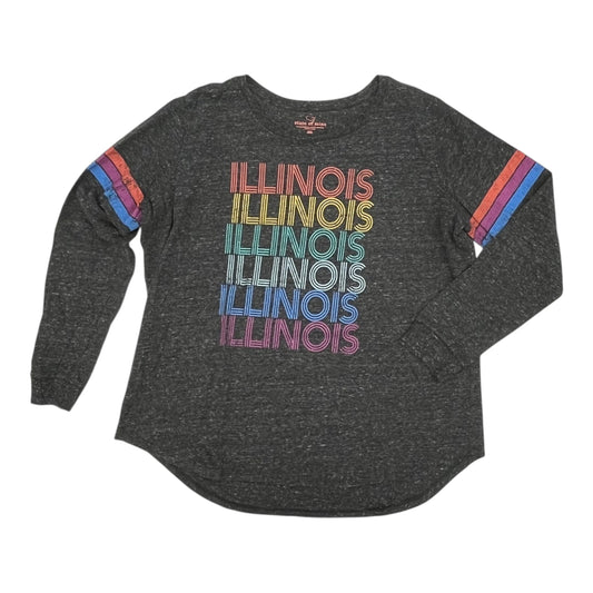 Top Ls By State Of Mine In Grey, Size:2X