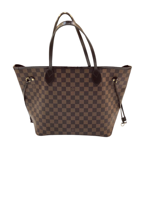 Handbag Luxury Designer By Louis Vuitton In Brown, Size:Large