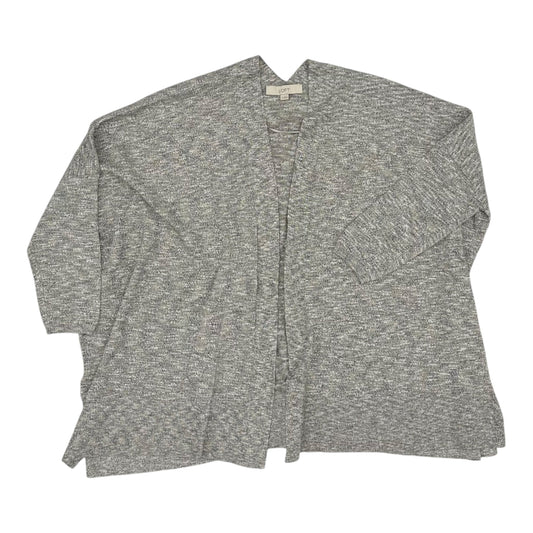 Cardigan By Loft In Grey & Tan, Size:S