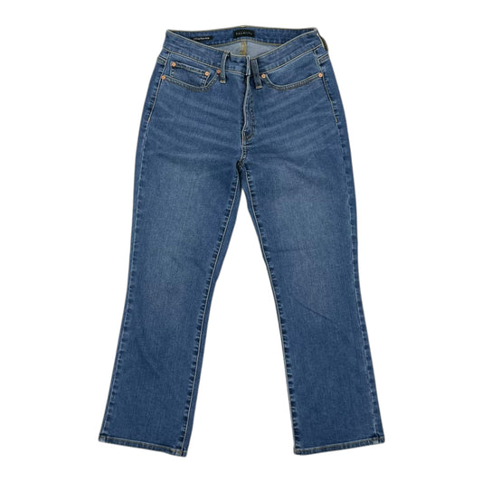 Jeans Cropped By Talbots In Blue Denim, Size:2