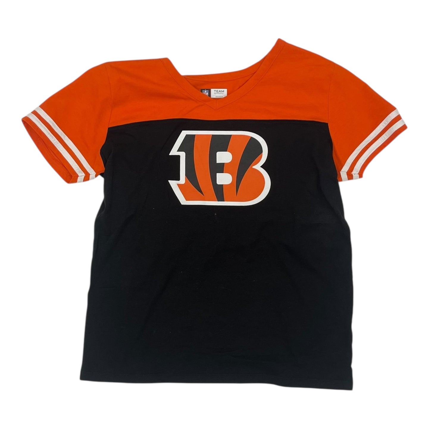 Athletic Top Ss By Clothes Mentor In Orange, Size:L