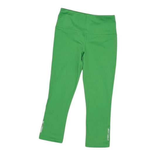 ATHLETIC LEGGINGS CAPRIS by DSG OUTERWEAR in GREEN, Size:XS