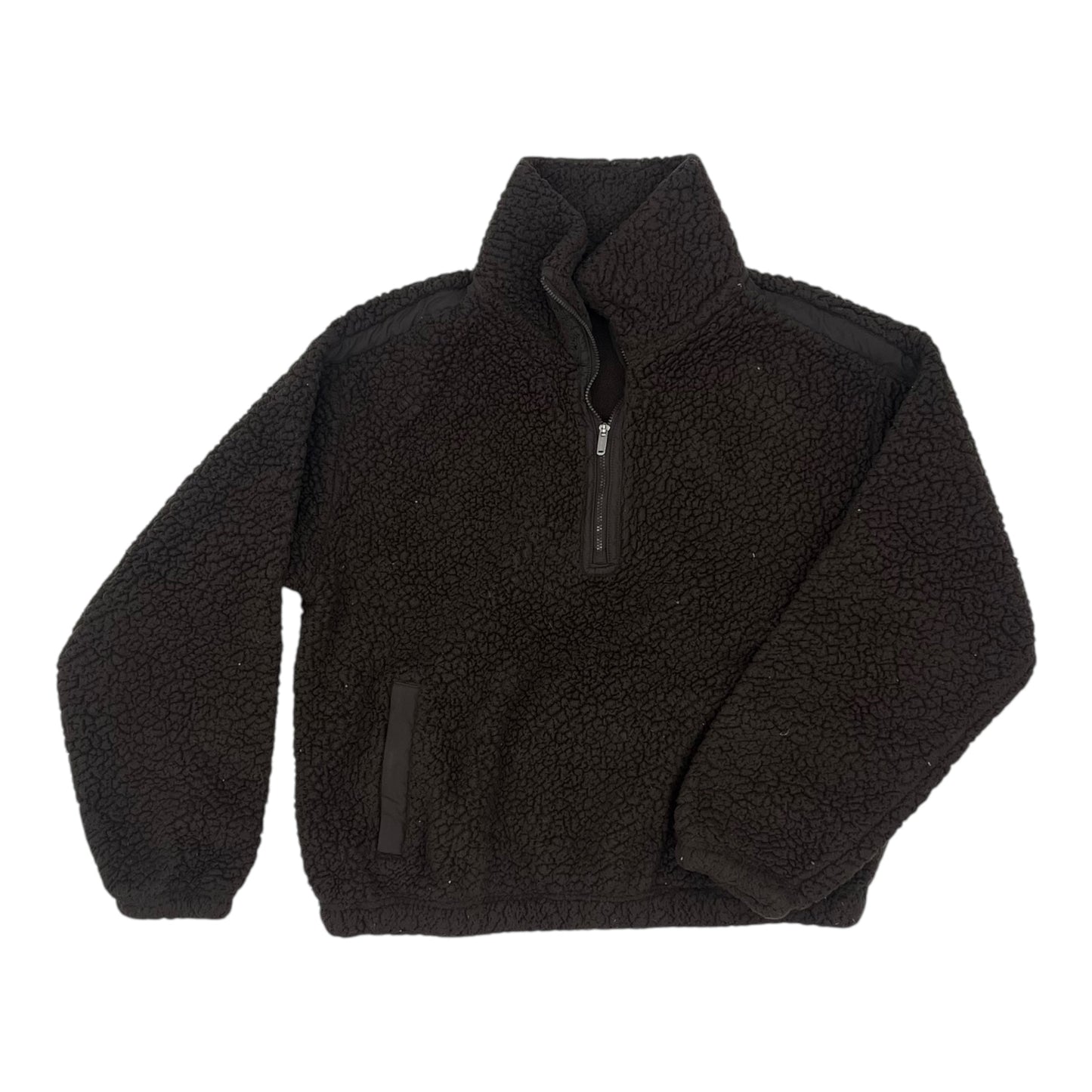 Sweatshirt Collar By Athleta In Brown, Size:M