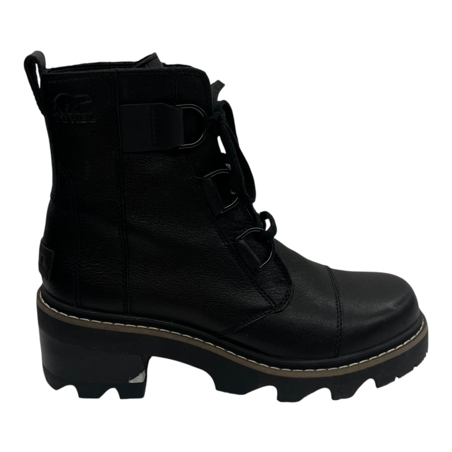Boots Combat By Sorel In Black, Size:9