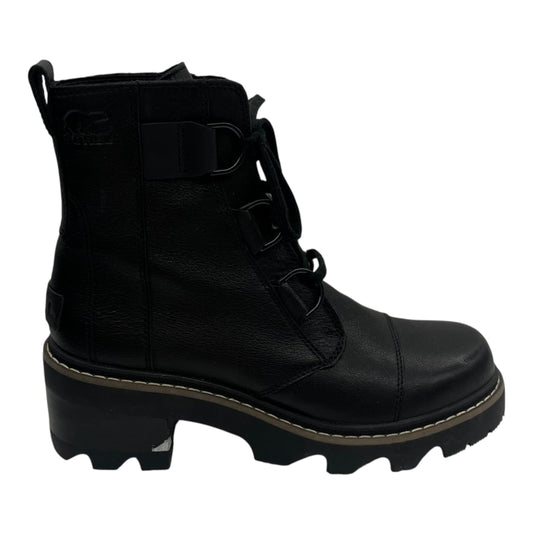 Boots Combat By Sorel In Black, Size:9