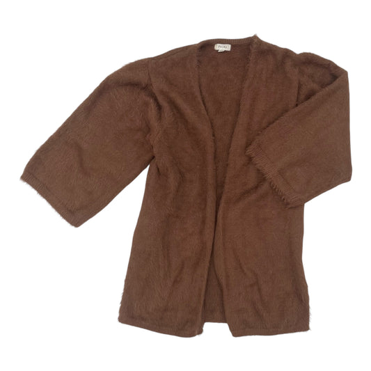 Sweater Cardigan By Clothes Mentor In Brown, Size:S