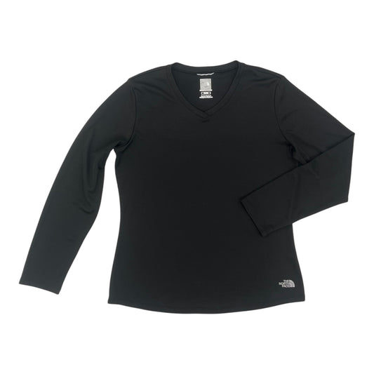 Athletic Top Ls Crewneck By The North Face In Black, Size:Xl