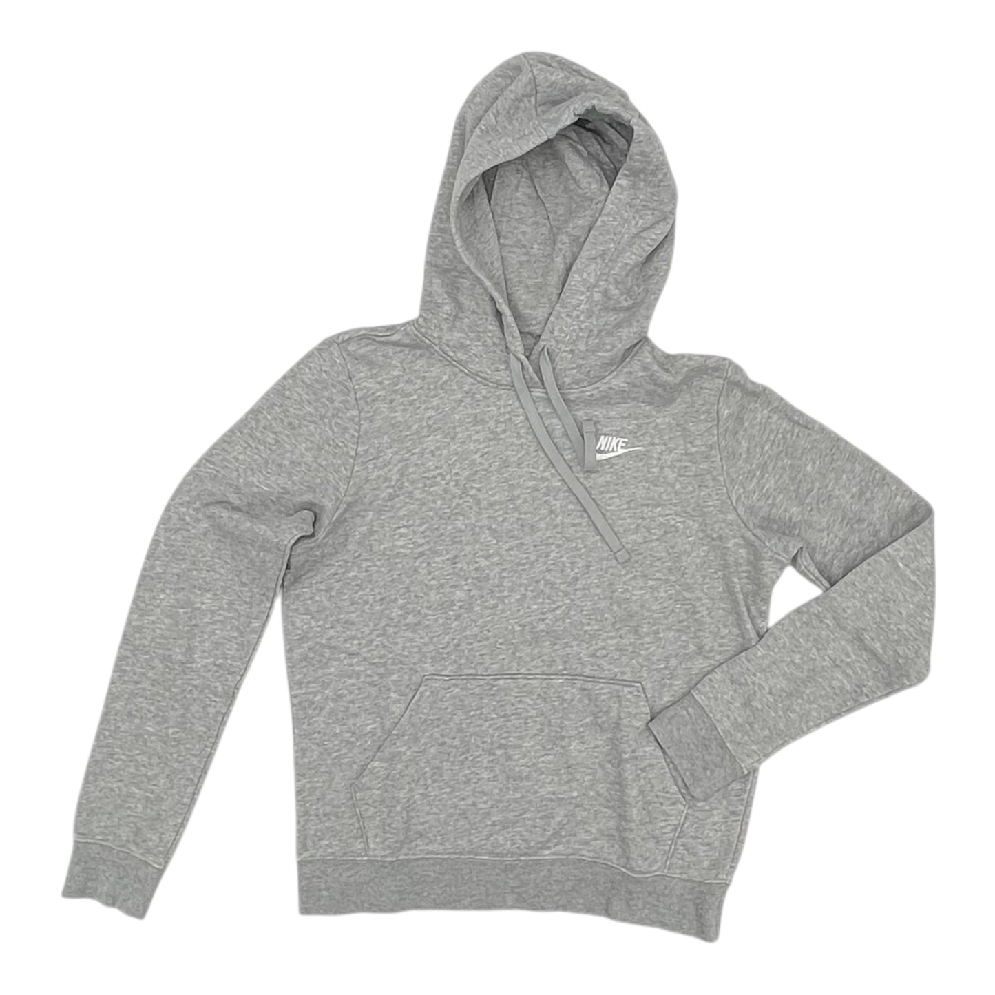 Athletic Sweatshirt Hoodie By Nike In Grey, Size:Xs