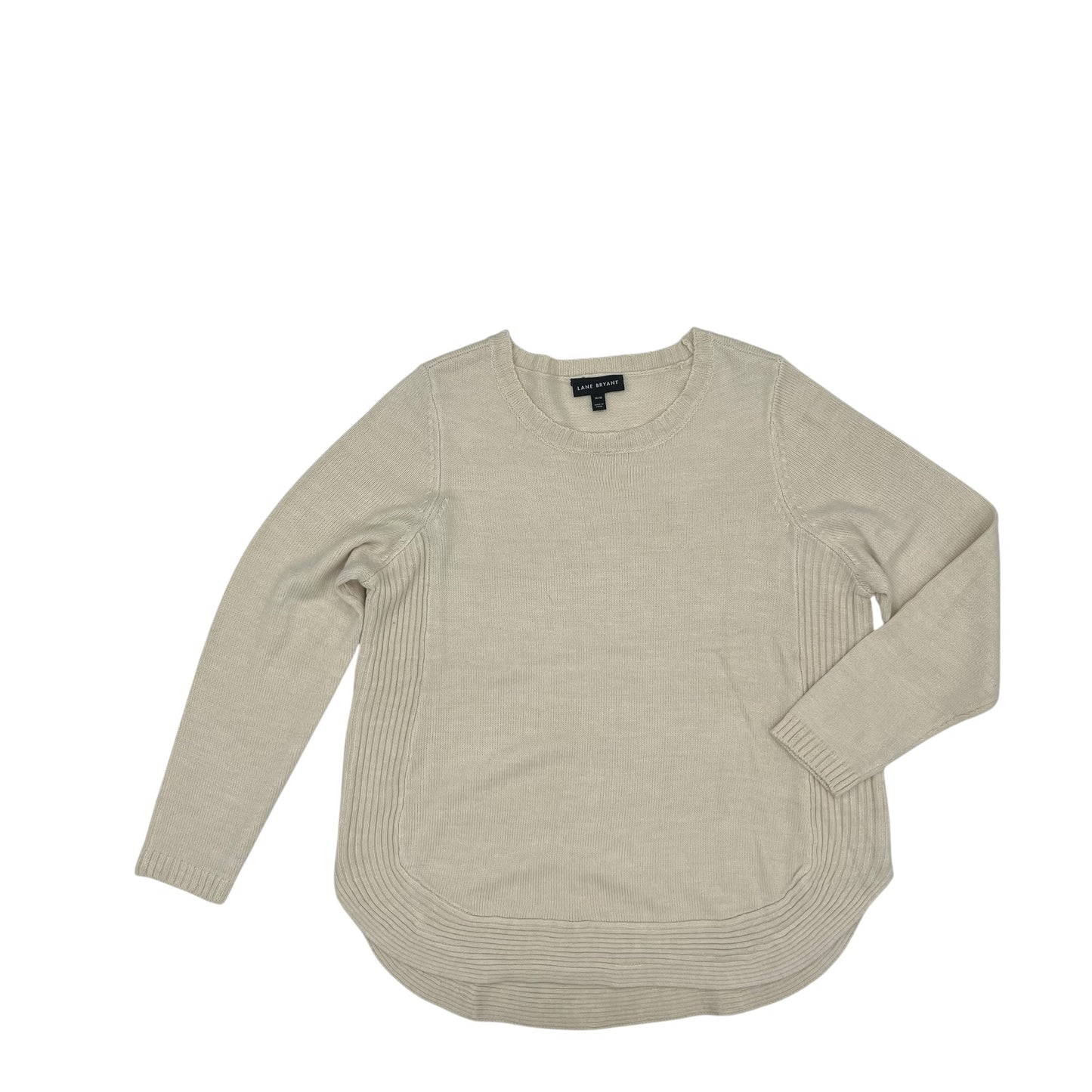 Sweater By Lane Bryant In Tan, Size:L