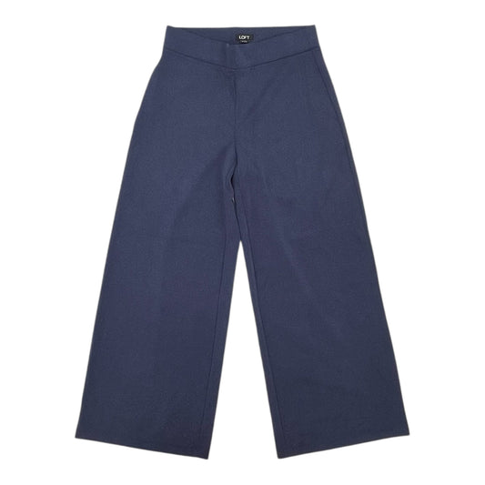 Pants Wide Leg By Loft In Navy, Size:Xs