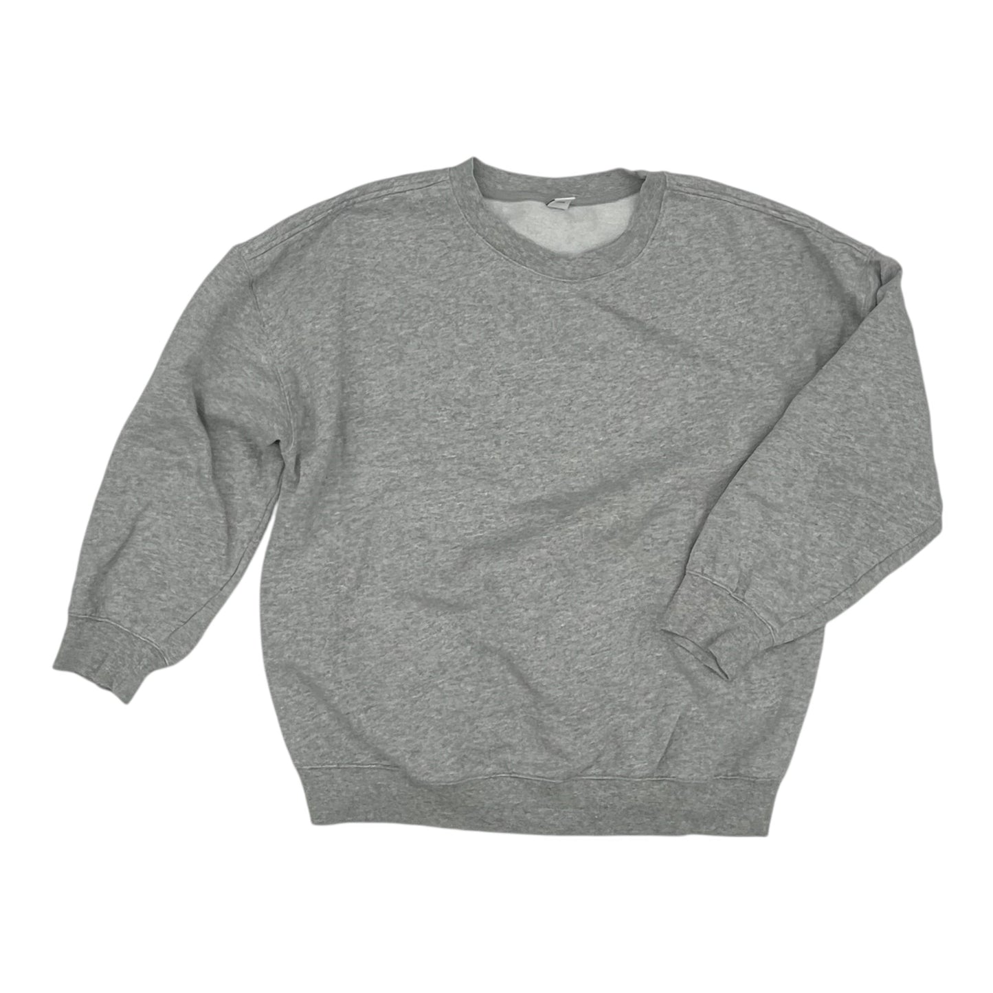 Sweatshirt Crewneck By Old Navy In Grey, Size:M