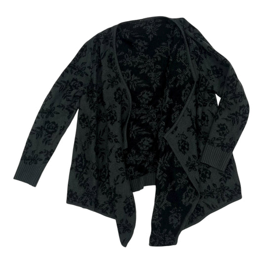 Sweater Cardigan By Clothes Mentor In Grey, Size:1X