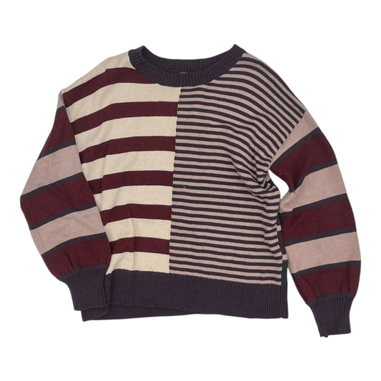 Sweater By Hem & Thread In Purple & Tan, Size:S