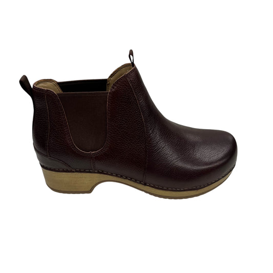 Boots Ankle Heels By Dansko In Brown, Size:9