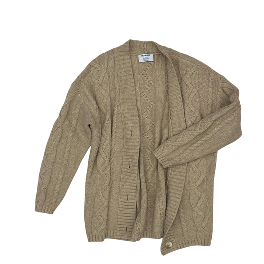Sweater Cardigan By Old Navy In Tan, Size:S