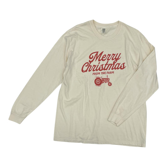 Top Ls By Comfort Colors In Tan, Size:L