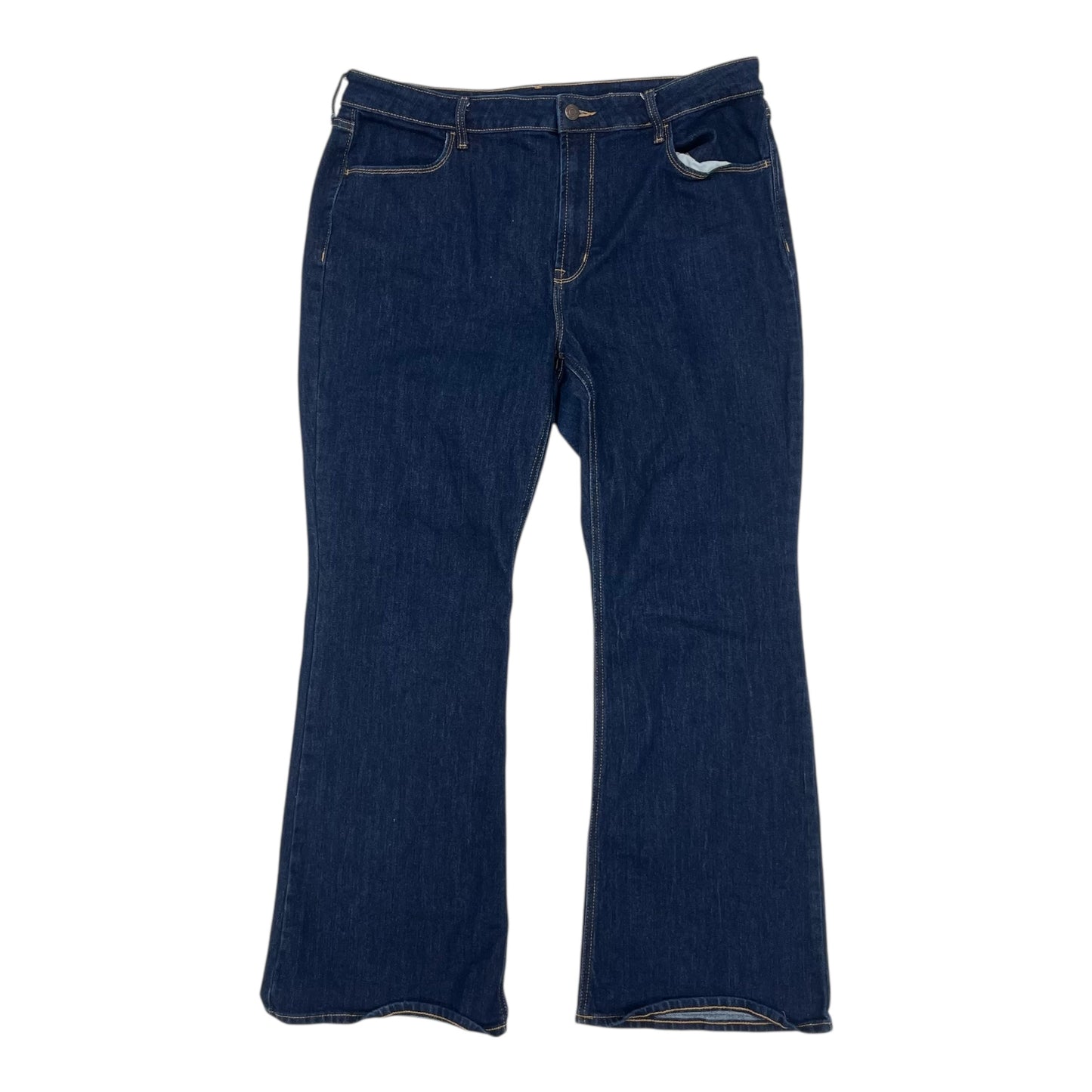 Jeans Boot Cut By Old Navy In Blue Denim, Size:16