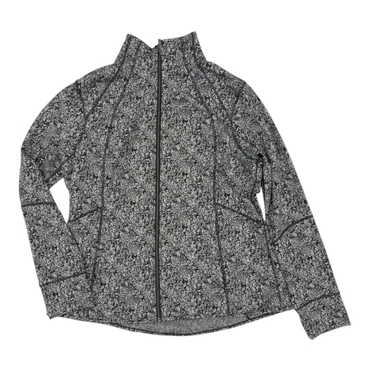 Athletic Jacket By Members Mark In Black & Grey, Size:Xxl