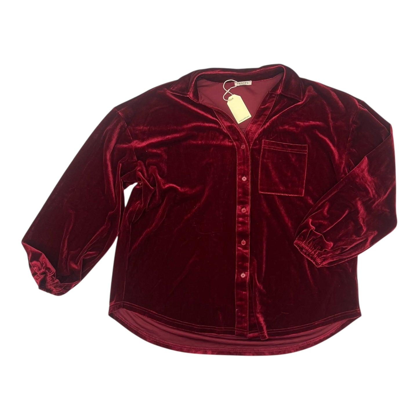 Top Ls By Jodifl In Red, Size:M