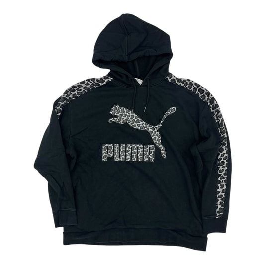 Athletic Top Ls Hoodie By Puma In Animal Print, Size:M