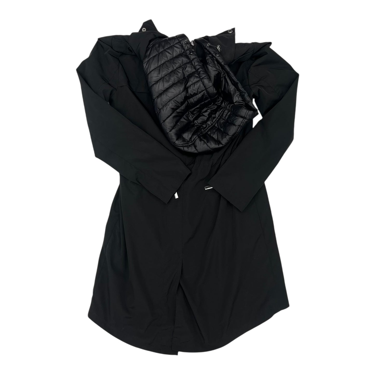 Coat Raincoat By Badgley Mischka In Black, Size:Xs