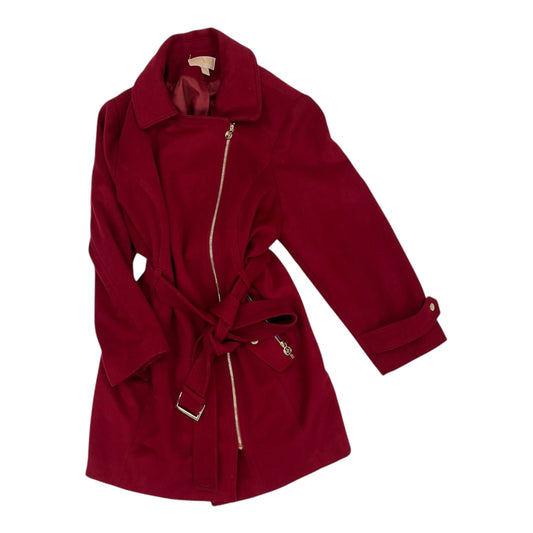 Coat Designer By Michael Kors In Red, Size:2X
