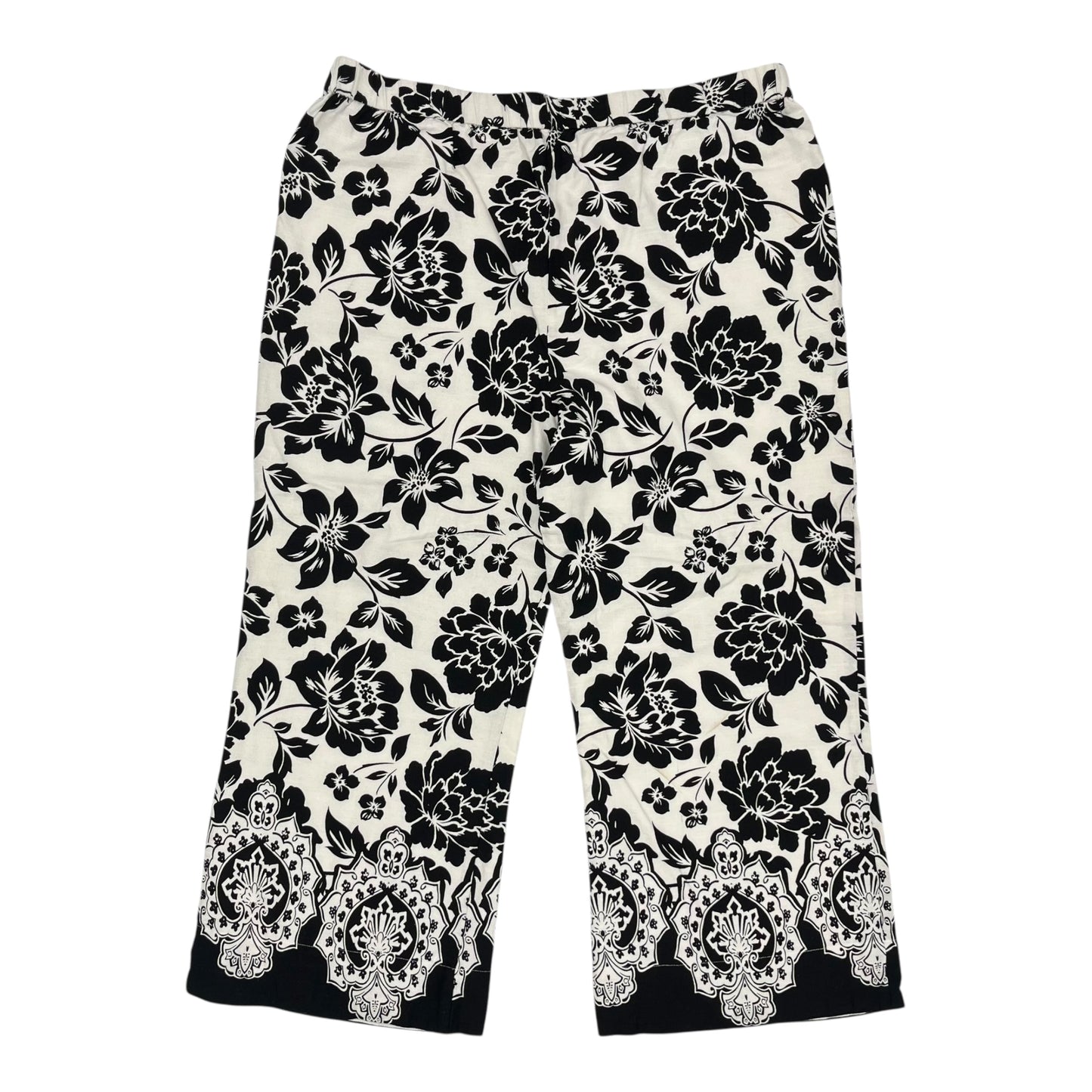 Pants Other By Draper James In Black & Cream, Size:Xxxl