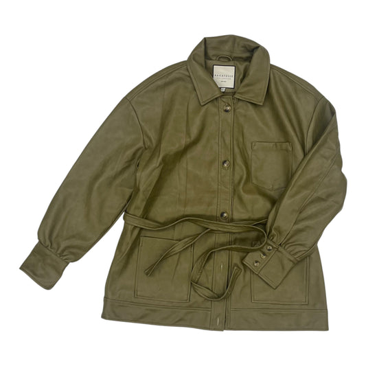 Jacket Utility By Clothes Mentor In Green, Size:L