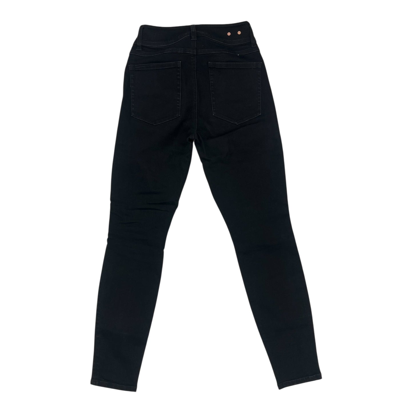 Jeans Skinny By Cabi In Black Denim, Size:6