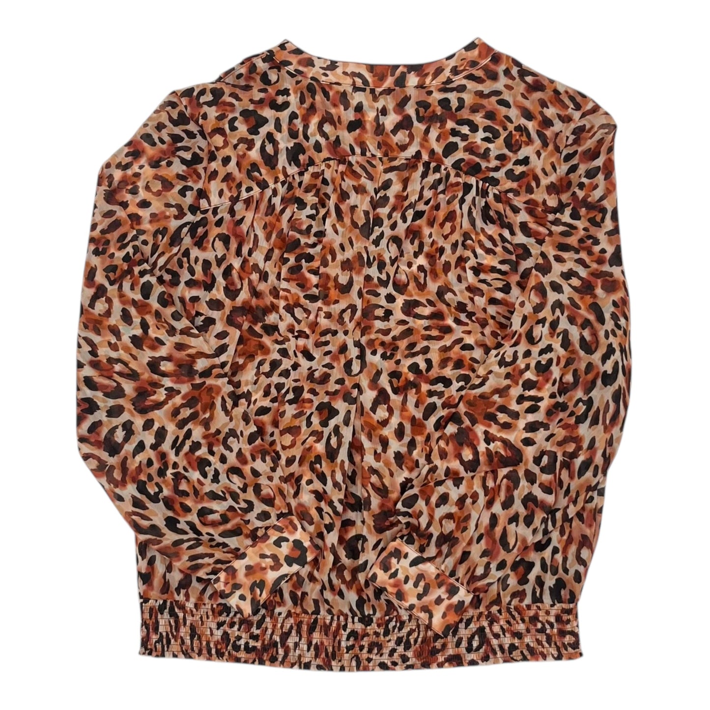 Blouse Ls By Liverpool In Animal Print, Size:M