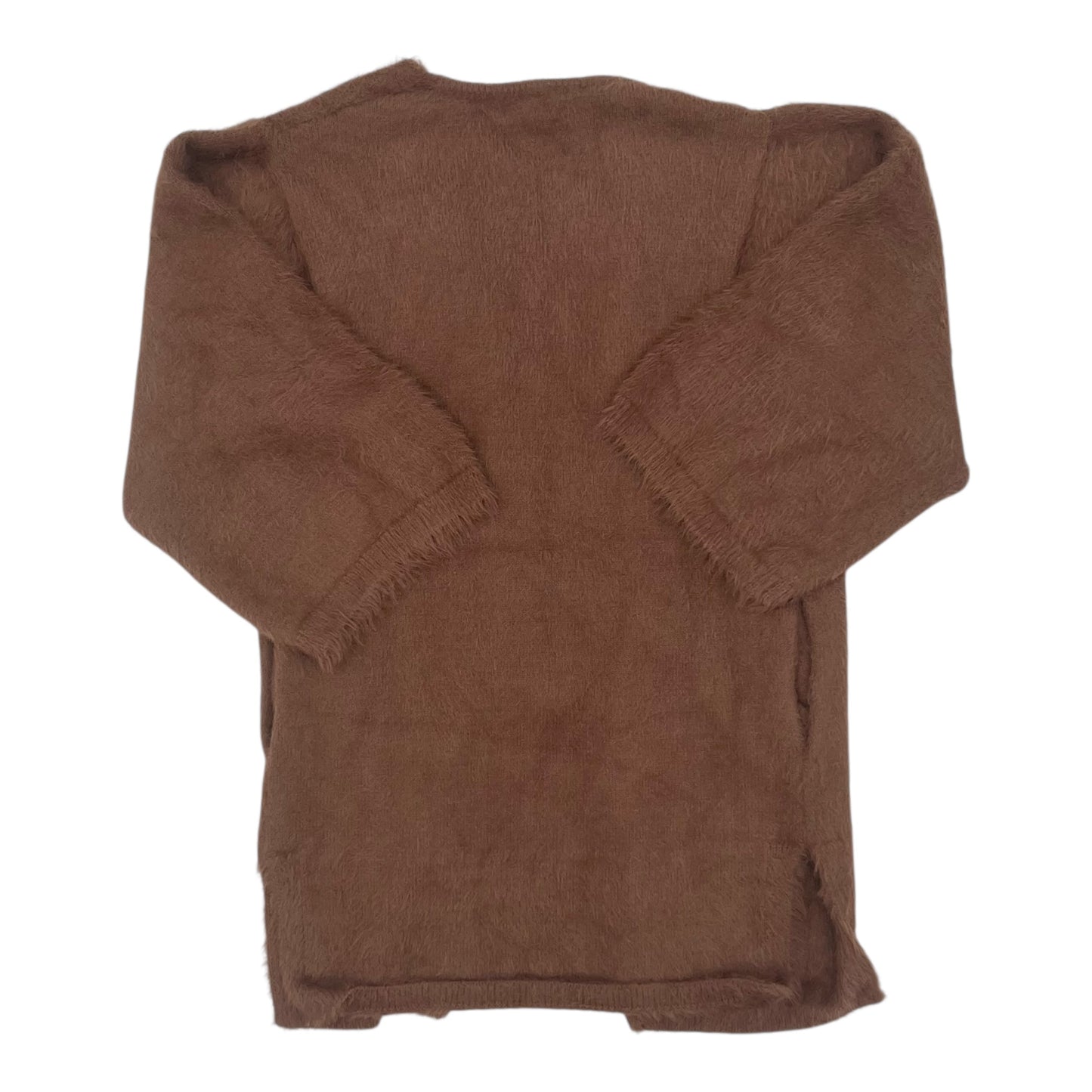 Sweater Cardigan By Clothes Mentor In Brown, Size:S