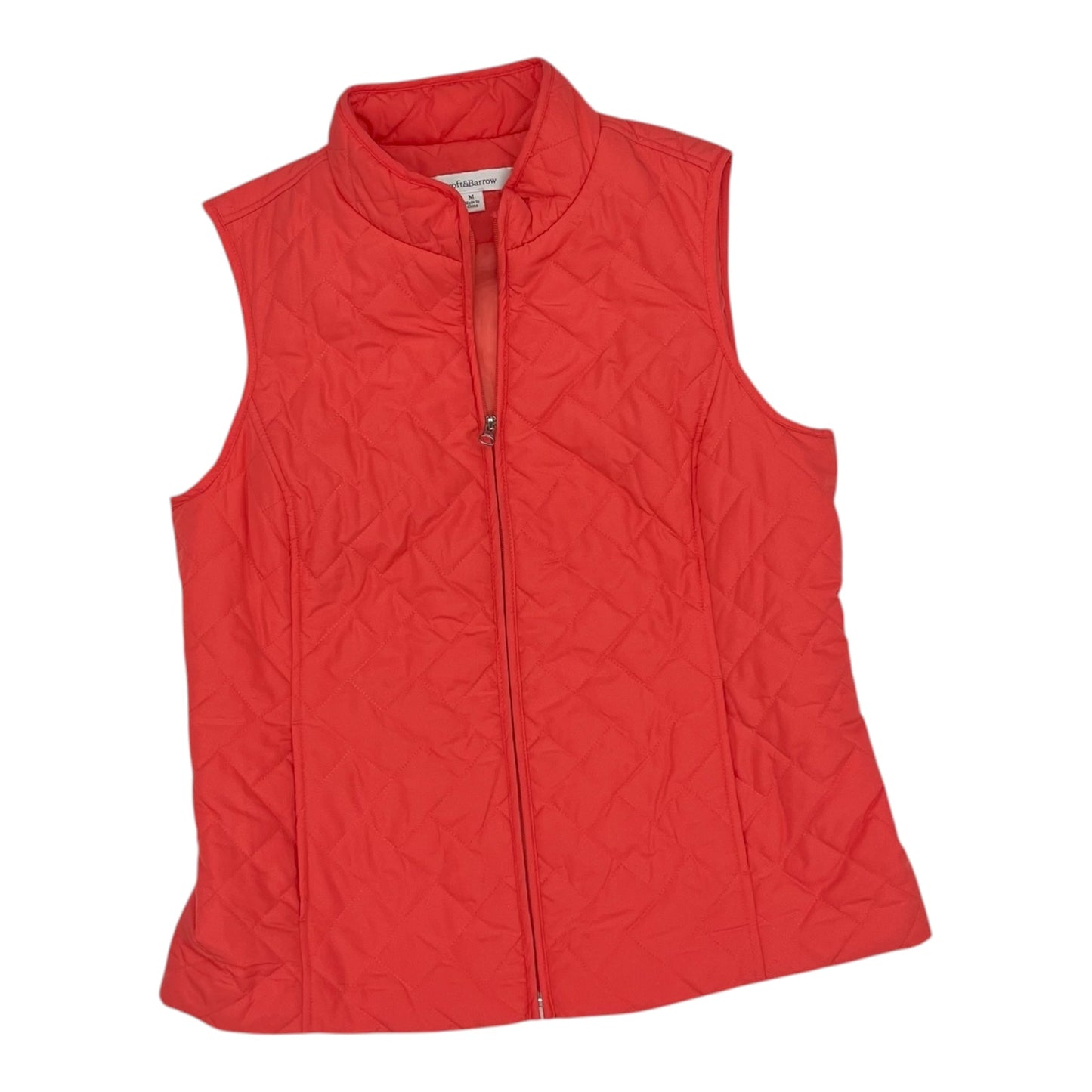 Vest Puffer & Quilted By Croft And Barrow In Copper, Size:M