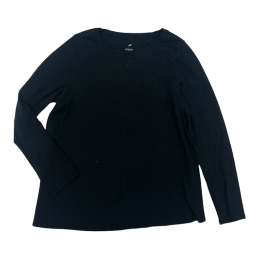 Top Ls Basic By J. Jill In Black, Size:M
