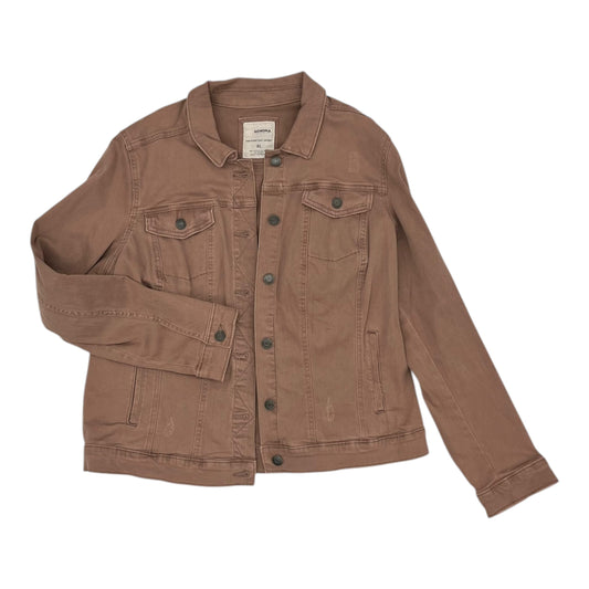 Jacket Denim By Sonoma In Brown, Size:Xl