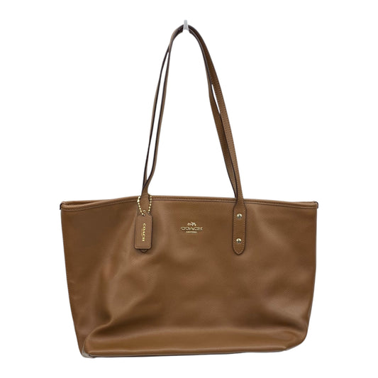 Handbag Designer By Coach In Brown, Size:Medium