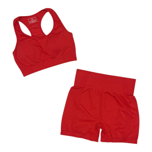Athletic Shorts 2Pc By Clothes Mentor In Red, Size:M