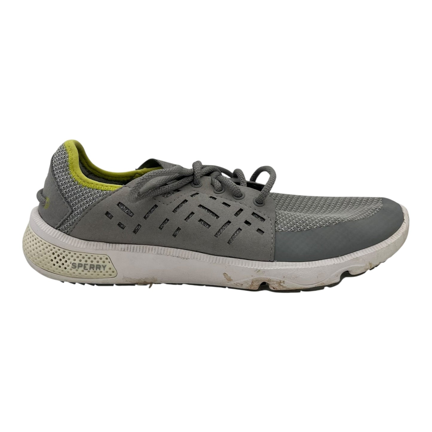 Shoes Athletic By Sperry In Grey, Size:7.5