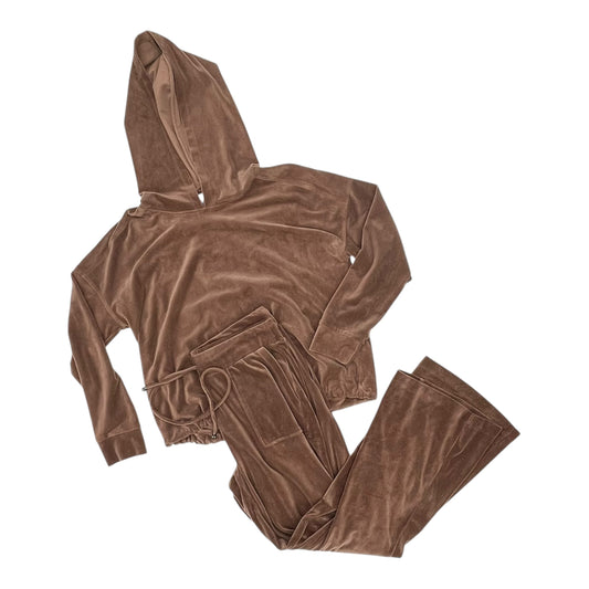 Lounge Set Pants By Cable And Gauge In Brown, Size:L