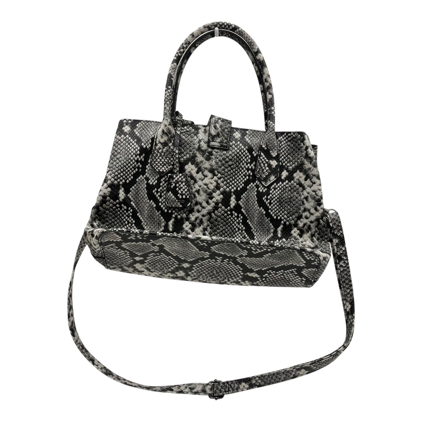 Handbag By Aldo In Snakeskin Print, Size:Medium