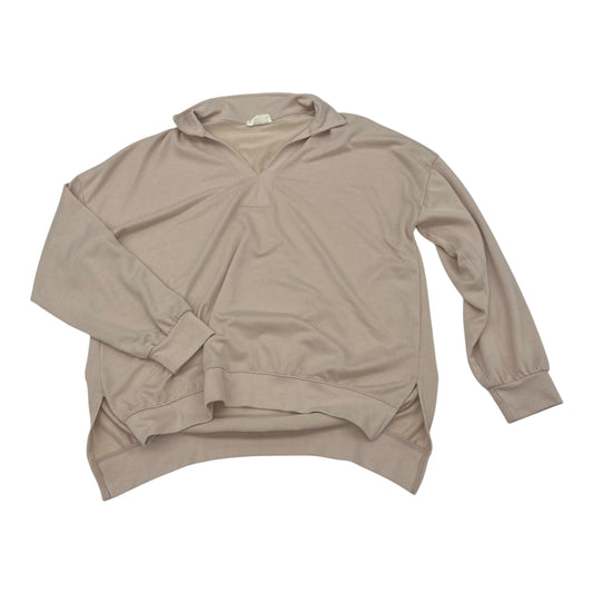 Top Ls Basic By Clothes Mentor In Tan, Size:S