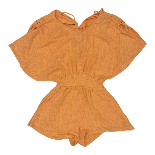 ROMPER by FREE PEOPLE in ORANGE, Size:XS