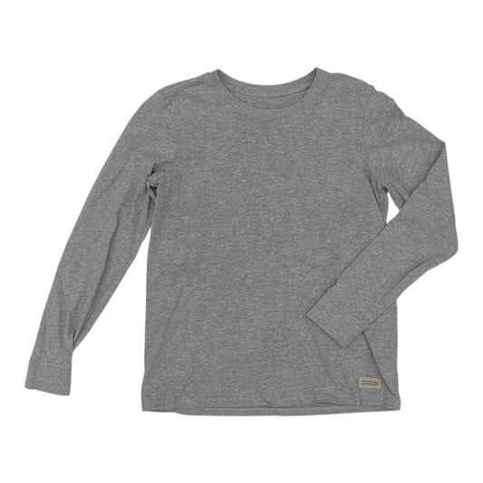 Top Ls Basic By Life Is Good In Grey, Size:M