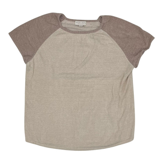 Athletic Top Ss By Barefoot Dreams In Tan, Size:L