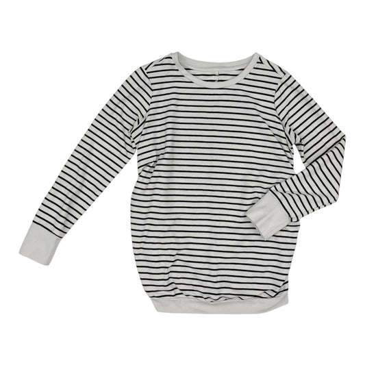 Mat Top Ls By Isabel Maternity In Striped Pattern, Size:S