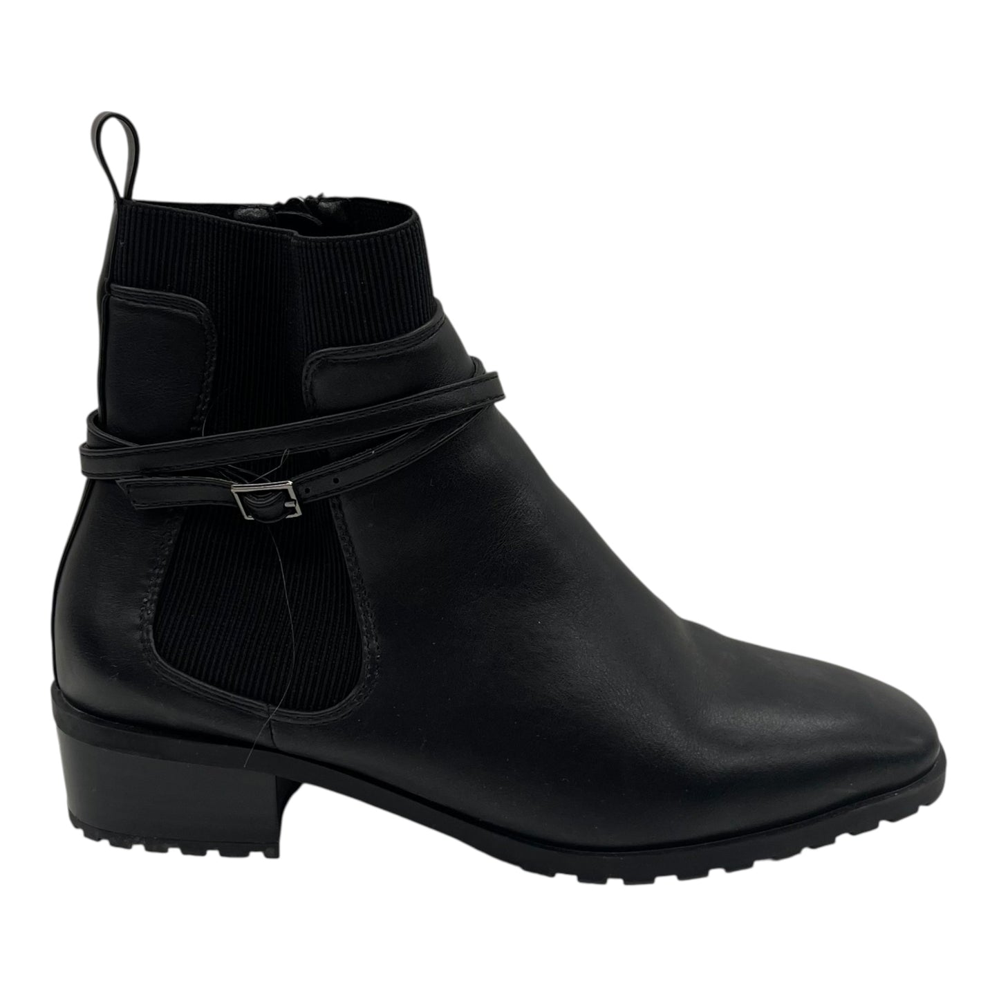Boots Ankle Heels By Anne Klein In Black, Size:7