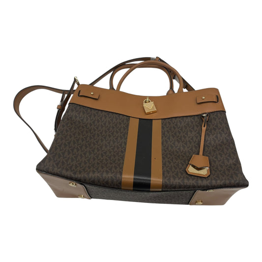 Handbag Designer By Michael Kors In Brown, Size:Large