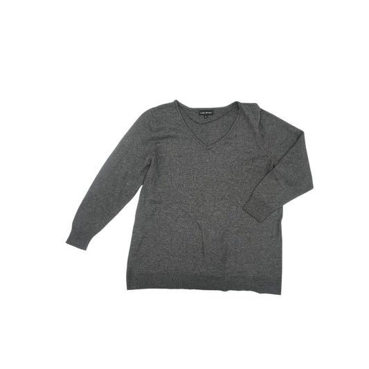 Sweater By Lane Bryant In Grey, Size:1X